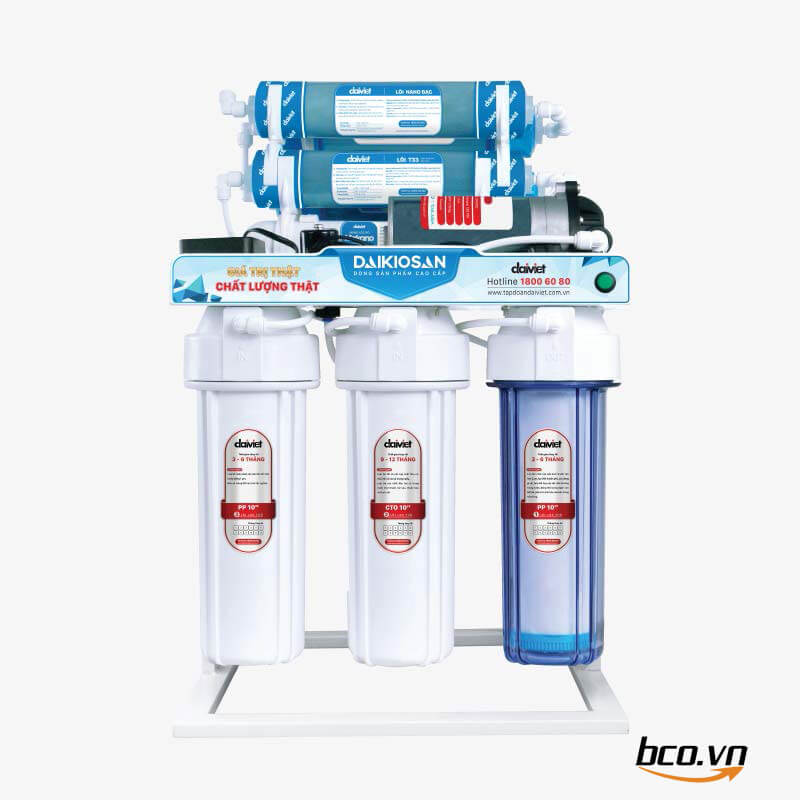 Máy lọc nước RO không vỏ tủ có chân đỡ Daikiosan DSW-34009D2
